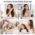 thumbnail image 6 of Rechargeable Mist Hair Brush for Women, 2-in-1 Spray Air Cushion Massage Comb, Detangling Anti-Frizz Hair Brush for Wet Dry Hair, Portable Scalp Massage Styling Brush Pink, 6 of 7