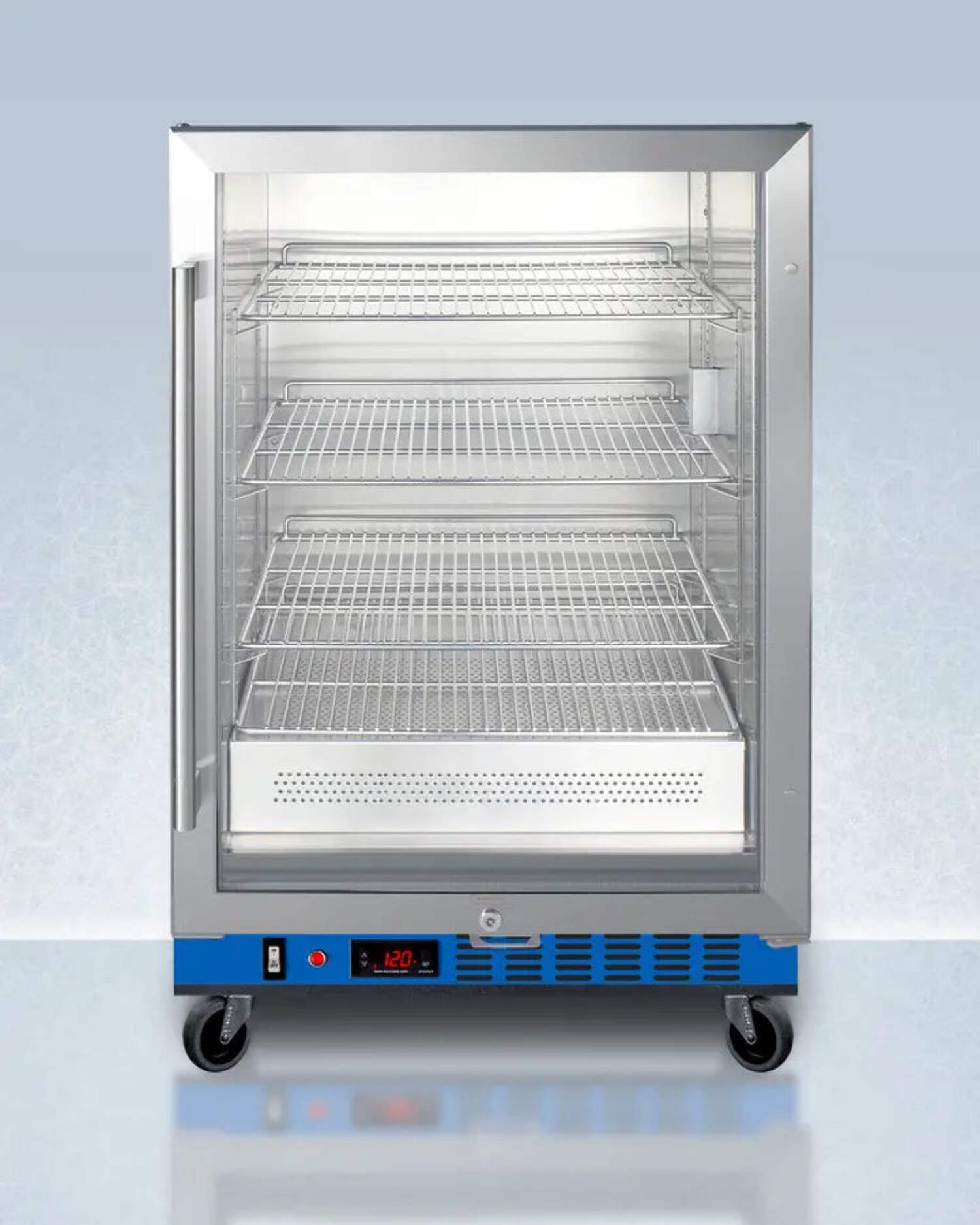 Accucold PTHC65GUC 24" Undercounter Glass Door Blanket Warmer, 4.57 Cu.Ft., 90º -140ºF