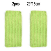 2 Pack Microfiber Reusable Mop Pads Fits for Swiffer Sweeper,12 inch