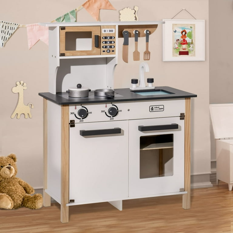 Role Play Kitchen Set for Kids  Wooden Toys for 4-Year-Olds – TheToddly