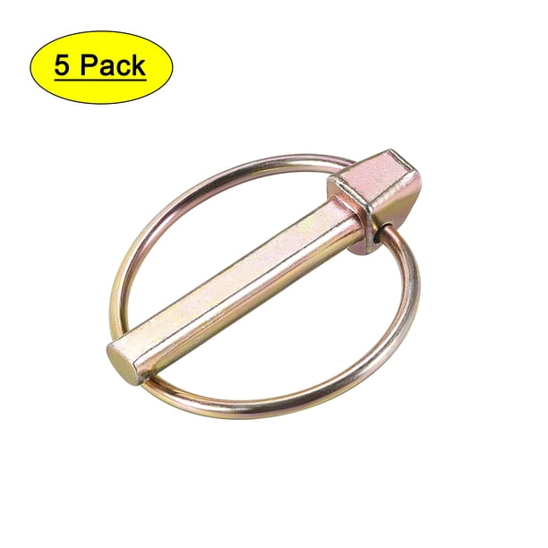 Juego de pasadores de seguridad con anillo 8mm x 45mm para remolque, kayak, canoa, carrito 5Pcs