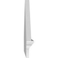 thumbnail image 4 of Ekena Millwork 60"W x 21-7/8"H x 2-3/4"P (Pitch 6/12) Peaked Cap 4 Spoke Architectural Grade PVC Combination Pediment, 4 of 8