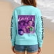 thumbnail image 3 of Pop cazadora para niña T-Shirt | Demo-n Hunters Team Cute Cartoon Design|HUNTR/X Rumi,Mire Zoeyy Kids Long Sleeve Sweatshirt,Comfortable Relaxed Fit Tee for Women, Girls, Daily Lounge Wear, 3 of 4