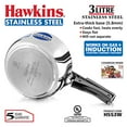 thumbnail image 3 of Hawkins B60 Autocuiseur en Acier Inoxydable, 3,0 Litres, 3 of 5
