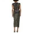 thumbnail image 2 of Halston womens  Ranae Cocktail Dress, 0, Grey, 2 of 3