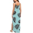 thumbnail image 4 of SMihono Robes d'Été Bohémiennes pour Femmes Grande Taille Mode Décontractée Col en V Imprimé Robes d'Été Sans Manches Robe Pull, 4 of 6