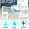 thumbnail image 3 of GDLF Kids Desk and Chair Set Adjustable Study Computer Desk Grow with Your Children Media Desk with Whiteboard for 5-12 Years Old, 3 of 7