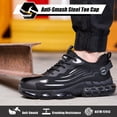thumbnail image 2 of Zapatillas de trabajo de seguridad indestructibles Hogent con punta de acero, 2 of 6