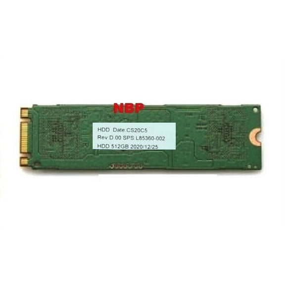 Genuine HP Kioxia PCIe NVMe M.2 22x80mm 512GB SSD Drive L85360-002 L38667-001
