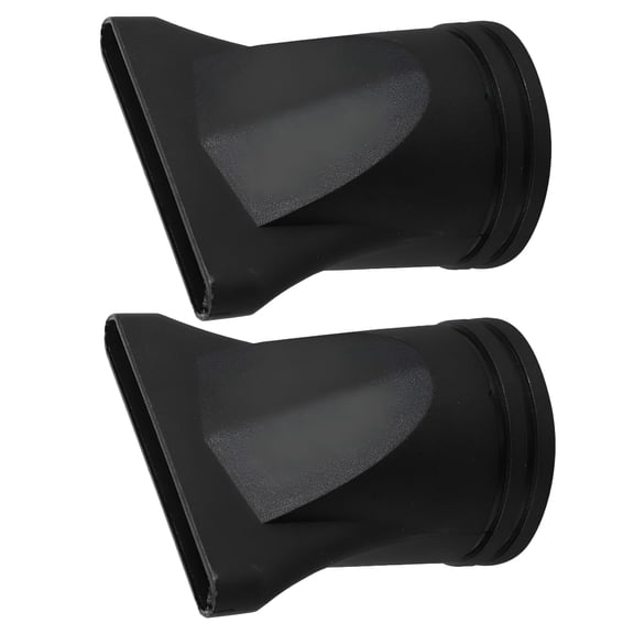 RAGUPEL Universal Hair Dryer Diffuser Attachment, 2 Pack 4.5 Inch Black Plastic Blow Dryer Nozzle for Curly Fine Hair, Enhances Curls and Reduces Frizz for Salon Style Styling at Home