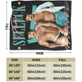 thumbnail image 3 of Tom Selleck Blanket Ultra-Soft Micro Fleece Blanket Warm Cozy Plush Bed Blanket Lightweight Sofa Throw Blanket, 3 of 6