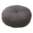 thumbnail image 3 of QSTDGVPW Round Floor Pillow Meditation Cushion for Chair Sofa Adults Kids Living Room Dark Grey, 3 of 9