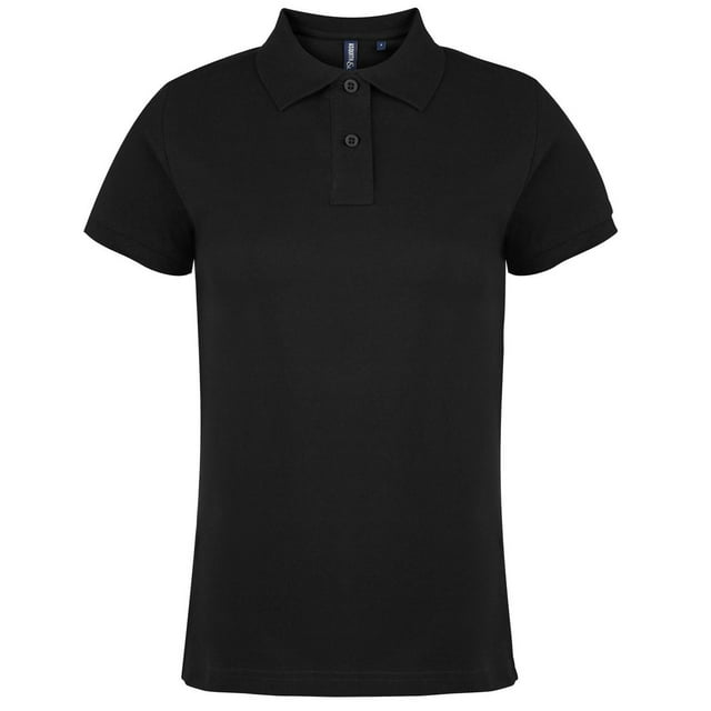 Asquith & Fox Polo Uni à Manches Courtes pour Femmes