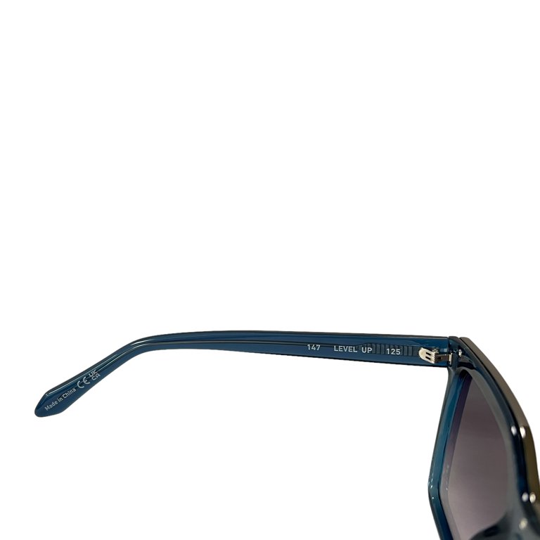 Quay Australia Level Up Oversized Square Sunglasses Blue  display picture 1