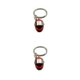 thumbnail image 1 of QualitChoice Key Rings Decoration Exquisite Purse Pendent Clasp Decor Sweet Gift Rustproof Plated Surface No Burrs -shaped Ring Red 2Set, 1 of 6