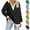 bleu, variante sur UVEASISHA Chandail à Manches Longues pour Femmes, Col à Revers, Chandails Décontractés à Enfiler, Chandails Légers Coupe Ample, Mode Femmes 2024, Grande Taille, Hauts à Col en V, Offres Prime Day Aujourd'hui, Bleu, G