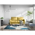 thumbnail image 5 of Pemberly Row 58" Round Arm Fabric Standard Loveseat in Goldenrod, 5 of 9