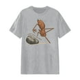 thumbnail image 1 of Chemises Moyennes pour Femmes Compression Manches Longues Chemise Décontractée T-Shirts Manches Longues Unisexes Imprimé Graphique Col Rond T-Shirt pour et Doux Quotidien, 1 of 3