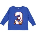 thumbnail image 3 of Inktastic Baseball Third Birthday Three Years Old Boys or Girls Long Sleeve Toddler T-Shirt, 3 of 5