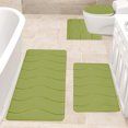thumbnail image 7 of Under $15 Tyidzon Bathroom Rugs Solid Color Bath Mats 4 Set Bath Mats for Bathroom Toilet Mats Universal Soft Comfortable Water Absorption Non-Slip Thick Easier to Dry for Bathroom Bedroom, 7 of 7