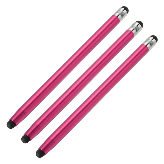 3pcs Stylus Pens for Touch Screens Capacitive Stylus Universal Tablet Pen, Rose Red