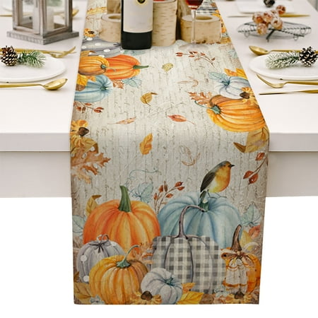 

Top Hot Sale Thanksgiving Decorations Fall Decor Outdoor Indoor Flower Garland Fall Decorations Clearance party Thanksgiving Dining Table Runner Maple Leaf Wedding Decor Table Cloth For Dining Table