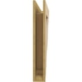 thumbnail image 4 of Ekena Millwork 5 1/2"W x 32"D x 36"H Funston Traditional Rough Cedar Woodgrain TimberThane Bracket, Primed Tan, 4 of 6