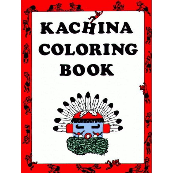 Pre-Owned Kachina Coloring Book, 9780918080028, 0918080029, Paperback,