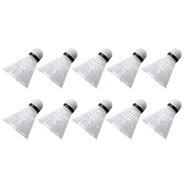 10Pcs Outdoor Shuttlecock Training Badminton, Badminton Ball Shuttlecock Outdoor Sports Training Accessory