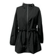 thumbnail image 5 of QHFBli Women's Waterproof Long Rain Coats Packable Lightweight Rain Jacket With Hood Windproof Trench Coats, 5 of 5
