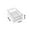 White, variant on GFHFHITJ Glacier Pattern Shower Caddy, Portable Organizer Basket with Handle, Drainage & Large Capacity for Cotton Swabs, Makeup Brushes & Cosmetics