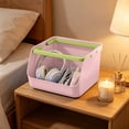 thumbnail image 5 of Stackable Plastic Storage Basket with Handle, Large Multipurpose Organizer Bin for Desk Office Kitchen, Portable Tote for Snacks Supplies, Home Organization Gift, 5 of 6