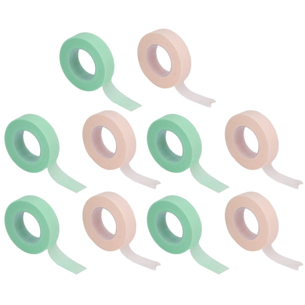 Cinta De Extensión De Pestañas Transpirable, 10 Rollos, Microporo, Cinta Adhesiva Transpirable Para Extensión De Pestañas, 0,5 Pulgadas X 10 Yardas