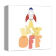 thumbnail image 2 of Creative Products Blast Off Rocket Ship 12x12 Canvas Wall Art, 2 of 5