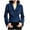 Q04 Blue, variant on Mifsaly Womens Fringe Jacket Faux Suede Western Coat Long Sleeve Button Front Notched Lapel and Tassel Detail Cropped Cowboy Style Outerwear for Concerts and Fall Blue,2XL