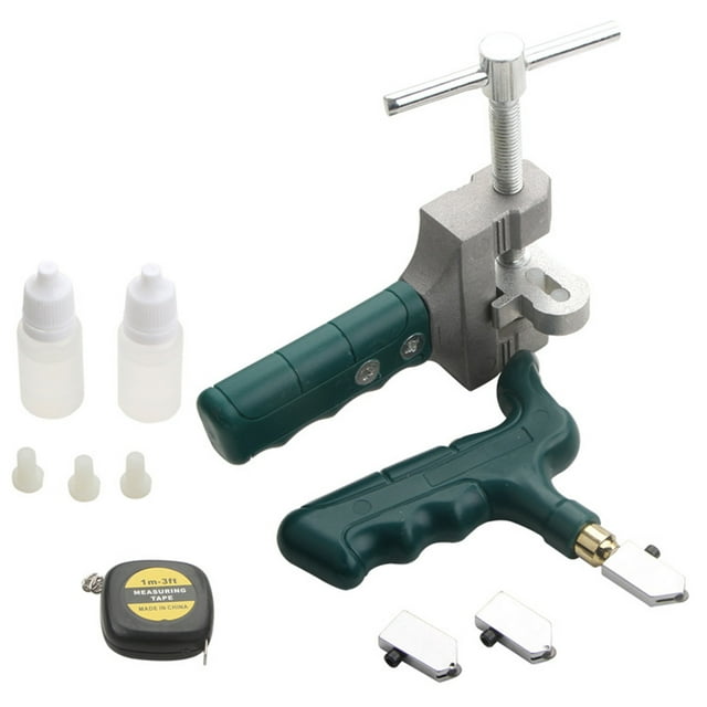 EastVita Handheld Glass Cutter Tile Opener Kit Professional High Strength Ceramic Glass Cutting Kit Diy Household Tools