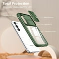 thumbnail image 6 of Compatible With Samsung Galaxy S23 Plus Case Shockproof, Samsung S23 Plus Phone Case Silicone With Slide Camera Lens Protector Galaxy S23 Plus Case Transparent Protective Cases for Women (Olive green), 6 of 12
