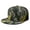 Palm, variant on Palm Leaf Print Snapback Hat - Adjustable Flat Brim Cap for Men Women | Aloha Pattern