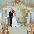 thumbnail image 3 of Marble Fluted Arch Way - Party Decor - 1 Piece, 3 of 4
