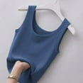 thumbnail image 2 of LLYWEY Ribbed Sleeveless Tanks Oversized Casual Polyester Tank Top (Women's Plus), 2 of 3
