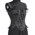 thumbnail image 4 of TAIAOJING Band Fishbone Jacquard Petal Corset Shapewear Waist Bodice, 4 of 7