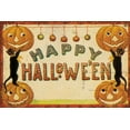 thumbnail image 2 of Pertiet, Katie 14x11 Black Ornate Wood Framed with Double Matting Museum Art Print Titled - Halloween Nostalgia Happy Halloween v2, 2 of 4