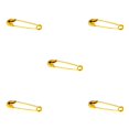 thumbnail image 2 of ZLight 100 Small Tiny Gold Metal Steel Mini Safety Pins 2cm 20mm gold 5Set, 2 of 6