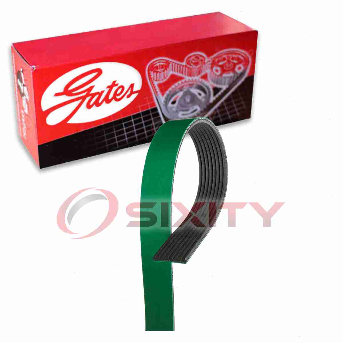Gates K080991HD Serpentine Belt Fits select: 1997-2003 FORD F150, 2000-2001 FORD EXCURSION
