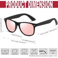 thumbnail image 2 of Gafas de sol de conducción polarizadas 100% de alta protección para hombres y mujeres Gafas de sol clásicas de protección UV400 para ciclismo Golf Pesca Correr Vela JFHHH pequeña, 2 of 5