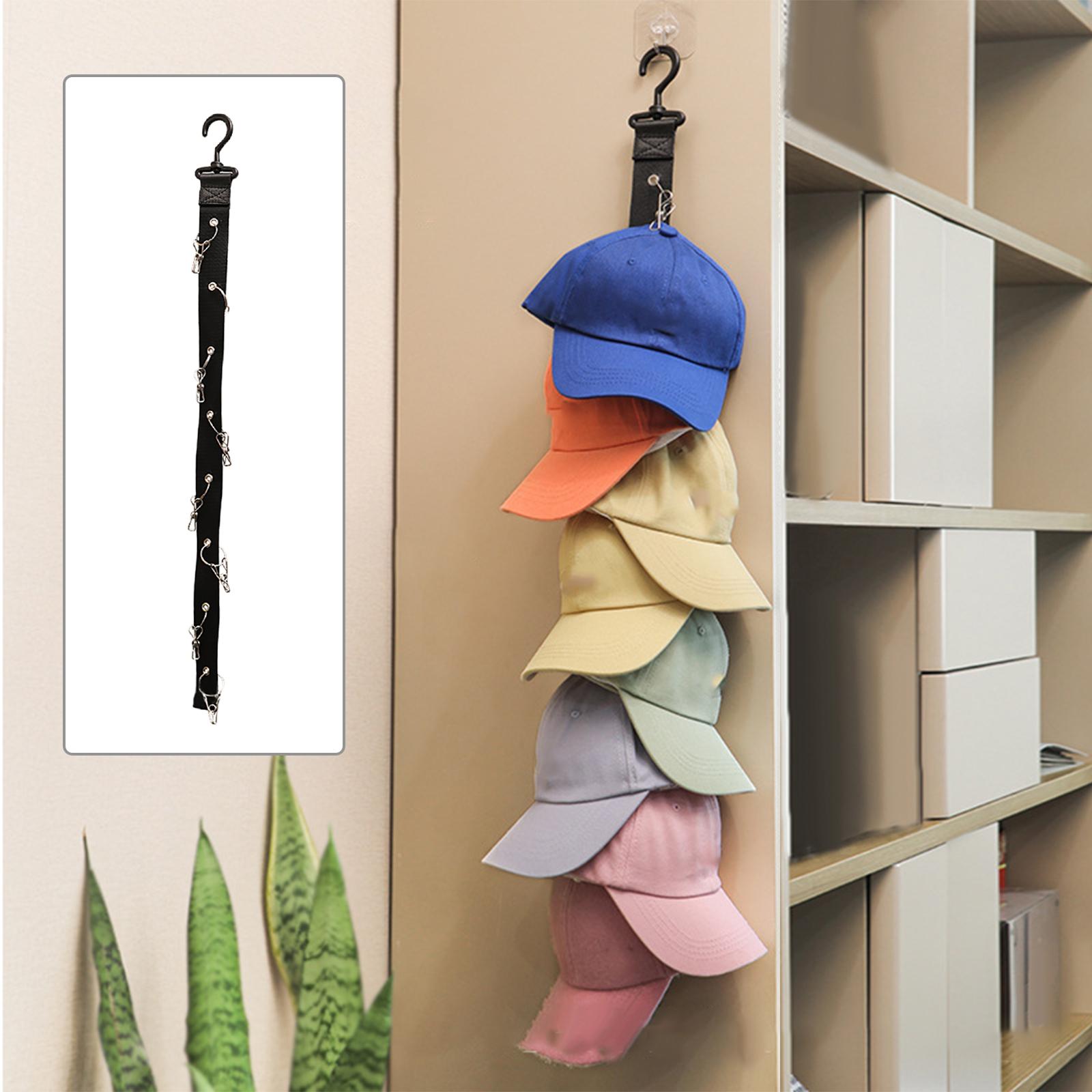 Hat Rack Organizer Hanging Hat Storage Hangers Display Racks with Hook Caps  Rack