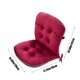 thumbnail image 2 of Cojín de suelo capitoné para oficina en casa y sala de estar - Cojín transpirable para silla reclinable y tatami con soporte acolchado Aestivo | Rojo | AESTIVO, 2 of 7