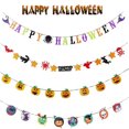 thumbnail image 1 of 4 juegos de pancartas para fiesta de cumpleaños de Halloween, decoraciones para fiesta de cumpleaños de Halloween para decoraciones de fiesta de cumpleaños con temática de Halloween, 1 of 5