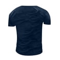 thumbnail image 4 of CIENVNSTG Men's Patriotic 4th Of July T-Shirt Short Sleeve Crewneck USA Flag Graphic Print Comfortable Soft Fabric Top For Independence Day Celebrations And All Season Casual Wear Navy XXXXXL, 4 of 4
