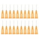 thumbnail image 1 of Agujas de dispensación Uxcell 23Ga, 52 piezas de aguja de dispensación de punta roma de 1/2 pulgada con aguja de bloqueo Luer para rellenar tintas líquidas, adhesivos, aceites, naranja, 1 of 7